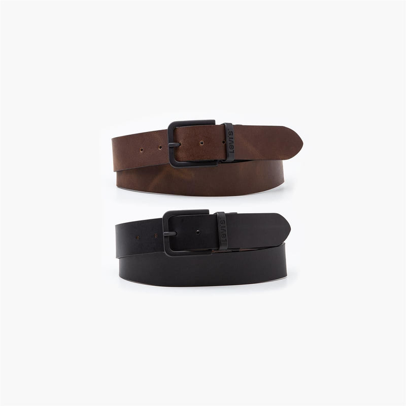 Load image into Gallery viewer, Levi's Men's Reversible Core Metal Belt Reqular Black 771342086
