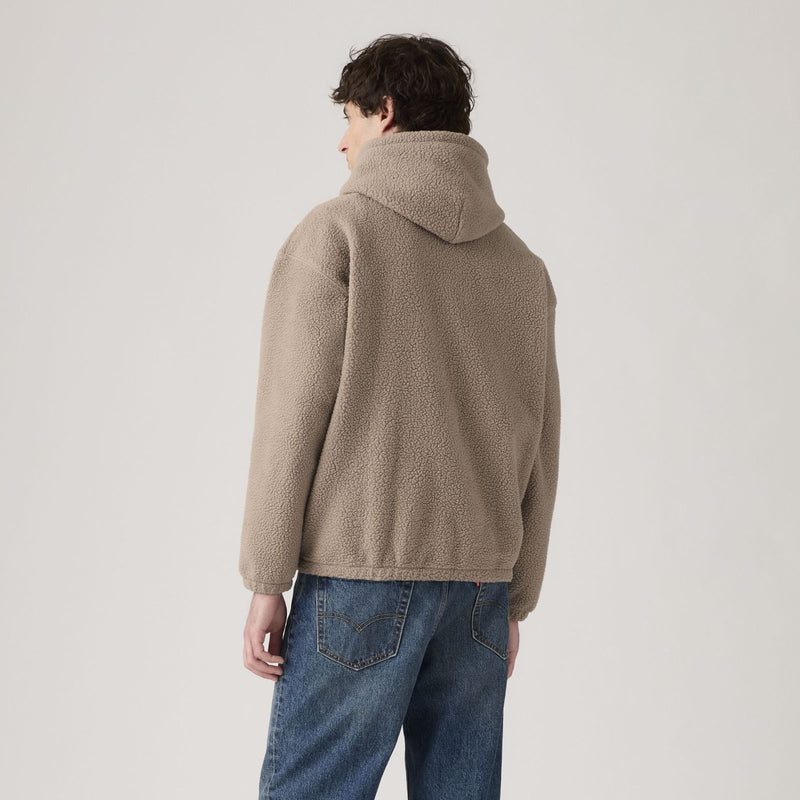 Load image into Gallery viewer, Levi's Men's Cozy Up Sherpa Hoodie Fungi A10340028
