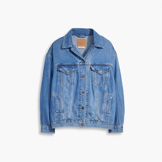 Levi's Women's Xl Trucker Jacket Med Indigo Blue A34720019
