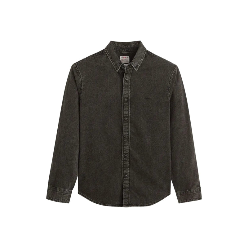 Load image into Gallery viewer, Levi's Men's Authentic Button Down Long Sleeve Shirt Gizmo Washed Black A72100038
