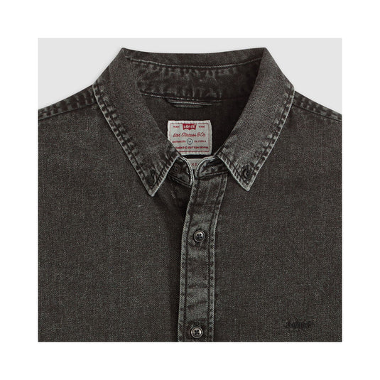 Levi's Men's Authentic Button Down Long Sleeve Shirt Gizmo Washed Black A72100038