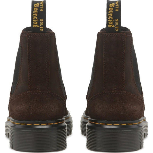 Dr. Martens Men's Aprile Chelsea Cedar Greek Shoes Dark Brown 43296200