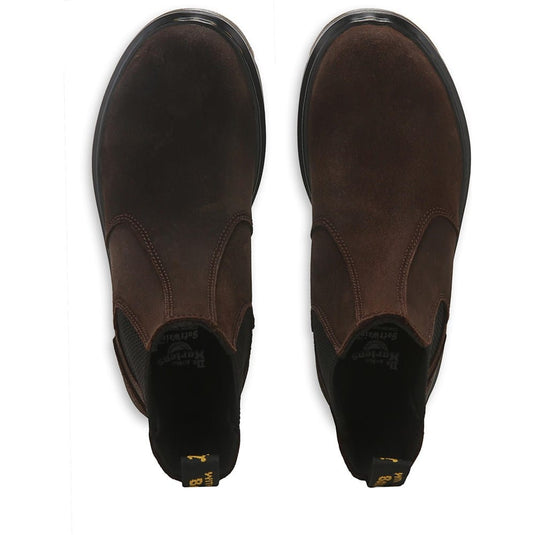 Dr. Martens Men's Aprile Chelsea Cedar Greek Shoes Dark Brown 43296200