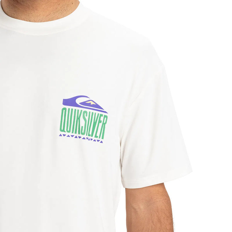 Load image into Gallery viewer, Quiksilver Men&#39;s Everyday Short Sleeve UPF 50 Surf T-Shirt White AQYWR03135-WBK0
