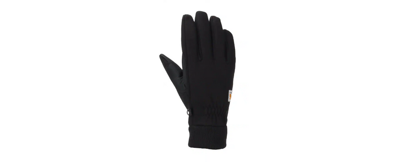 Load image into Gallery viewer, Carhartt Women's Wind Fighter® Thermal-Lined Fleece Touch-Sensitive Knit Cuff Gloves Black WA622-BLK
