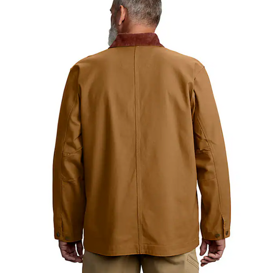 Carhartt Men's Rugged Flex® Duck Loose Fit Chore Coat Jacket Brown 106675-BRN