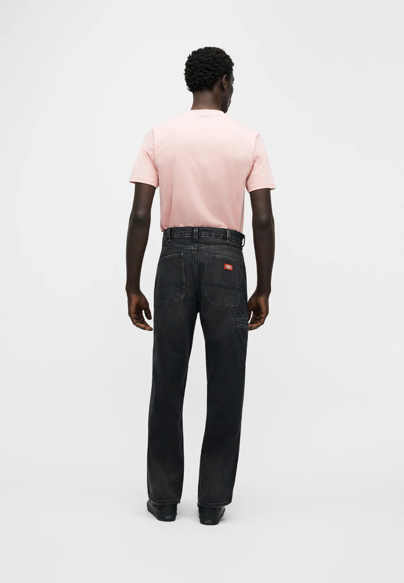 Load image into Gallery viewer, Dickies Men's 958 Baggy Tapered Work Jeans Black Wash Faded DK0A88EDL24
