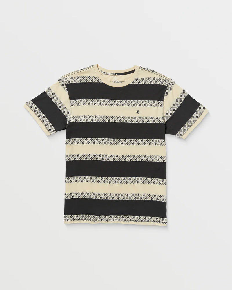 Load image into Gallery viewer, Volcom Men&#39;s Iron Stone T-Shirt Stealth A0112503_STH
