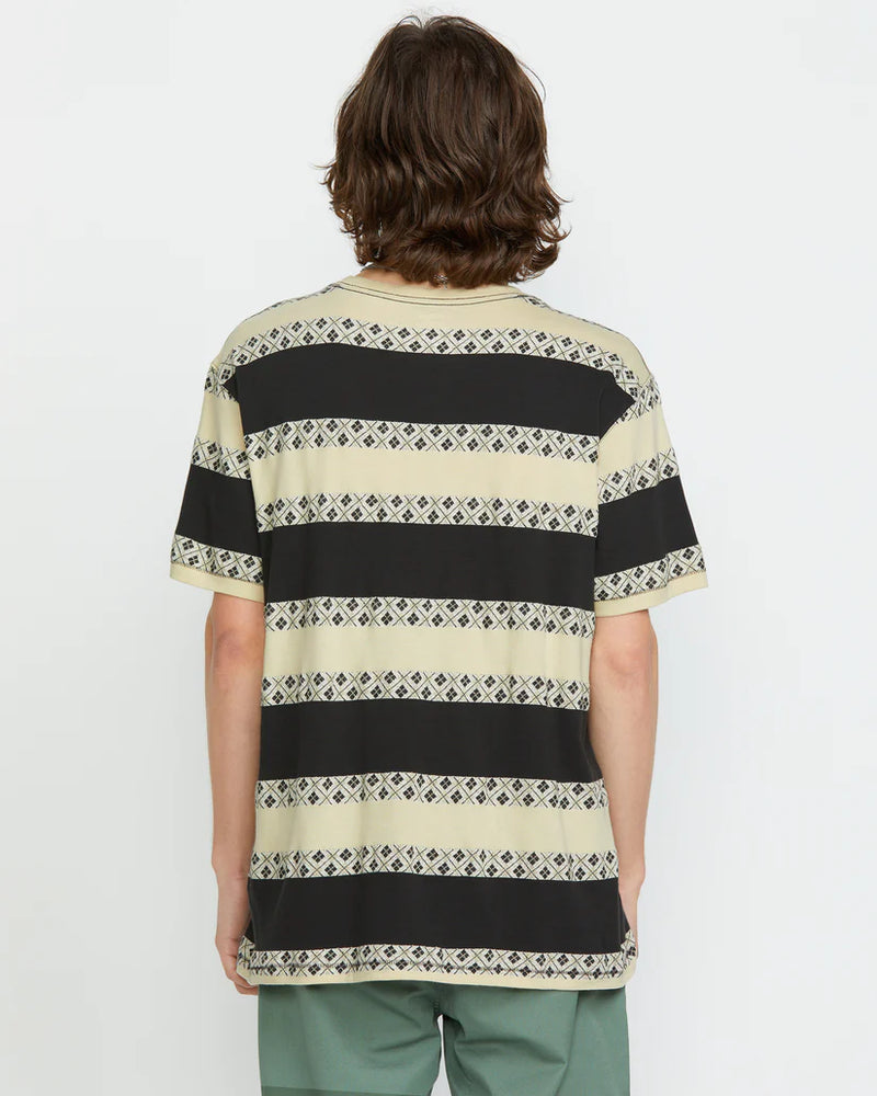 Load image into Gallery viewer, Volcom Men&#39;s Iron Stone T-Shirt Stealth A0112503_STH
