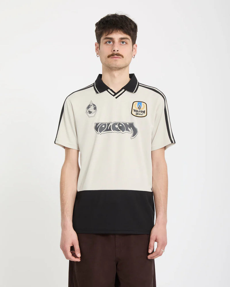 Load image into Gallery viewer, Volcom Men's Copa Polo T-Shirt Stone A0112610_STN
