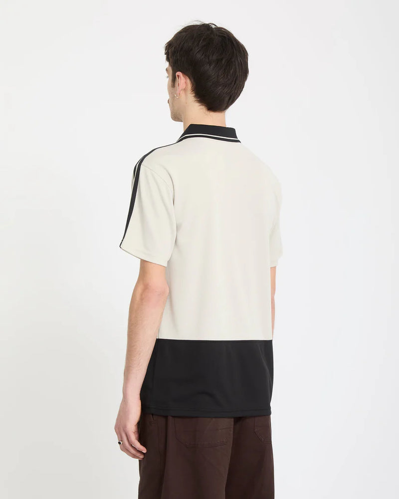 Load image into Gallery viewer, Volcom Men's Copa Polo T-Shirt Stone A0112610_STN
