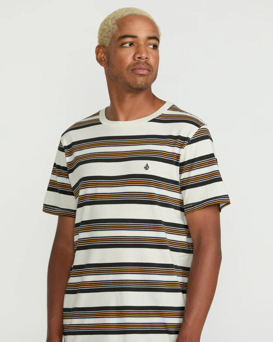 Volcom Men's Parotic T-Shirt Off White A0122504_OFW