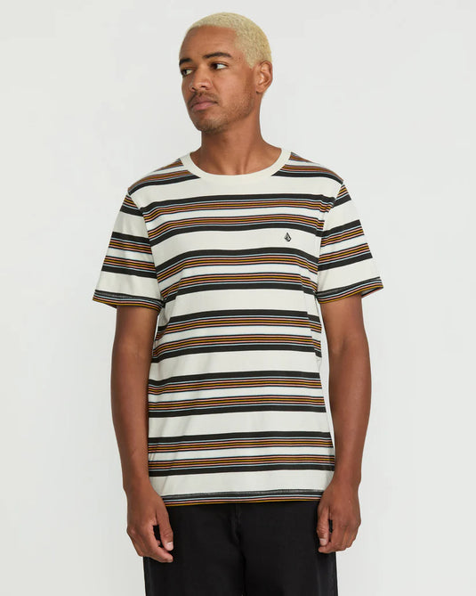 Volcom Men's Parotic T-Shirt Off White A0122504_OFW