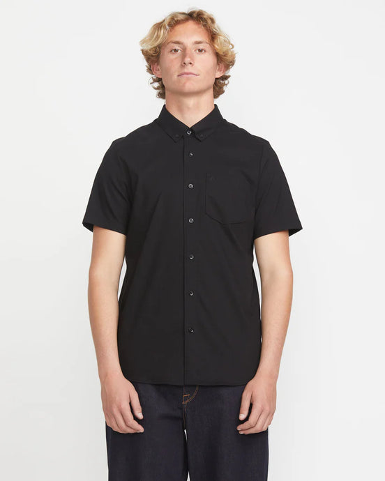 Volcom Men's Everett Oxford Shirt New Black A0412501_NBK