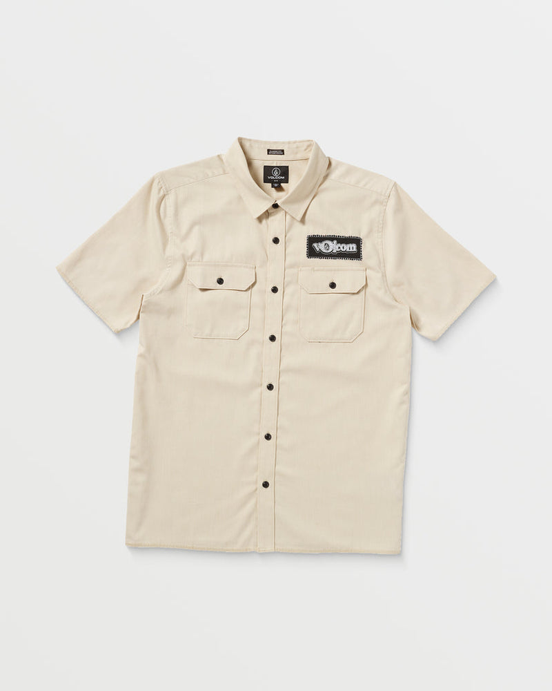 Load image into Gallery viewer, Volcom Men&#39;s Ent Shirt Pale Khaki A0412503_PLK
