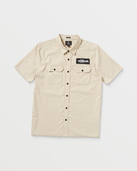 Volcom Men's Ent Shirt Pale Khaki A0412503_PLK