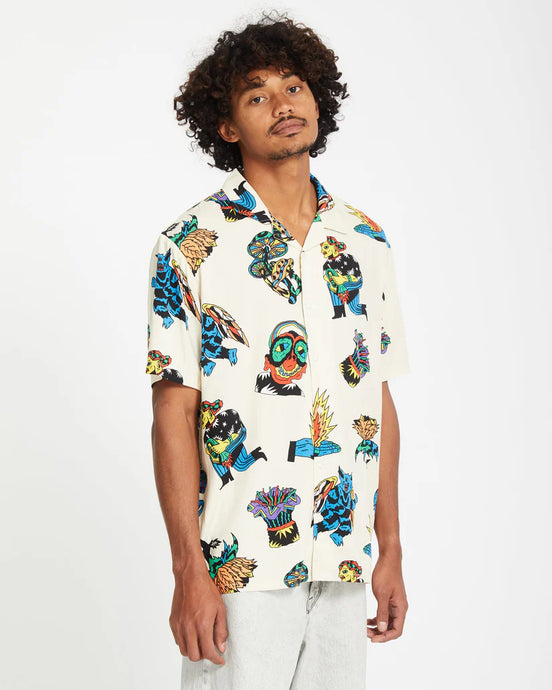 Volcom Unisex Bob Mollema Shirt Light Beige A0412513_LBG