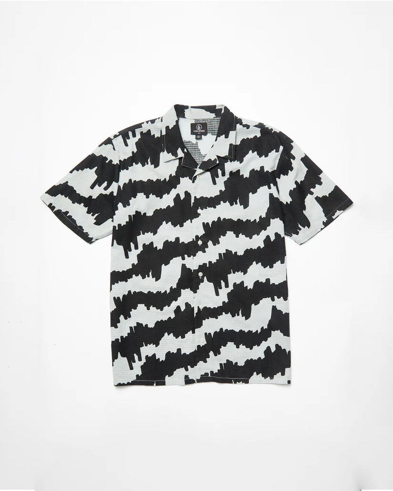 Load image into Gallery viewer, Volcom Men&#39;s Short Sleeve Multifarious Shirt Carolina Blue A0412515_CNA

