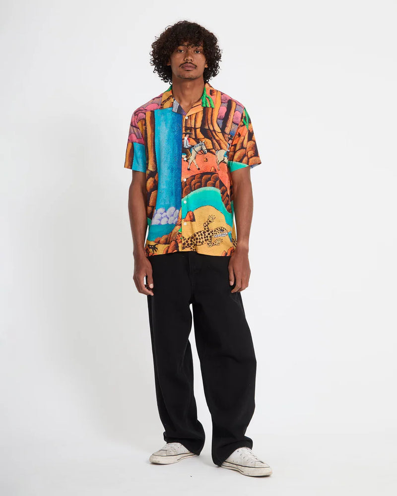 Load image into Gallery viewer, Volcom Men's Mickey Mason Shirt Multi A0412615_MLT
