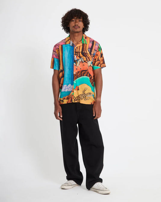 Volcom Men's Mickey Mason Shirt Multi A0412615_MLT