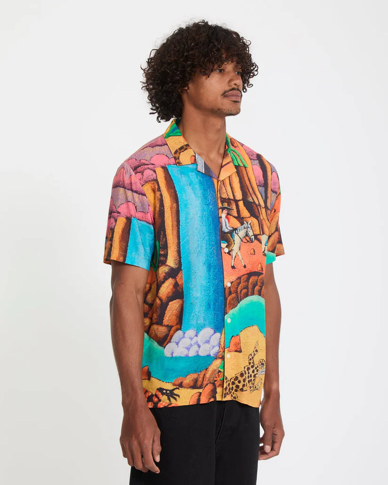 Load image into Gallery viewer, Volcom Men's Mickey Mason Shirt Multi A0412615_MLT
