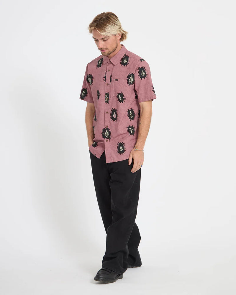 Load image into Gallery viewer, Volcom Men's Markerstone Shirt Stone Rose A0412620_SNE
