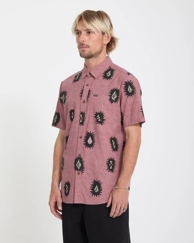 Load image into Gallery viewer, Volcom Men's Markerstone Shirt Stone Rose A0412620_SNE
