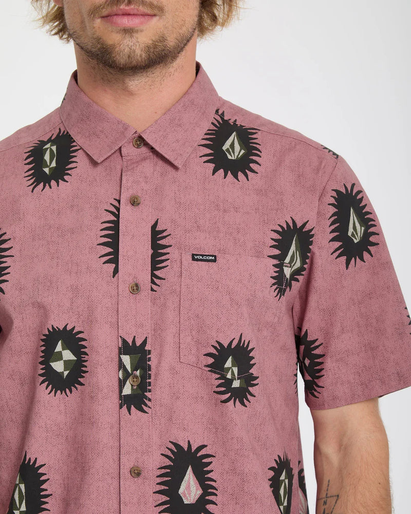 Load image into Gallery viewer, Volcom Men's Markerstone Shirt Stone Rose A0412620_SNE
