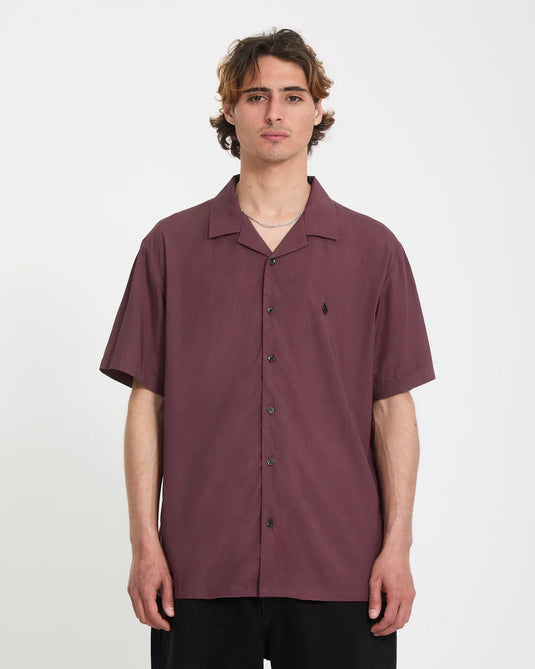 Volcom Men's Single Stone Shirt Pistol Punch A0412622_PSP