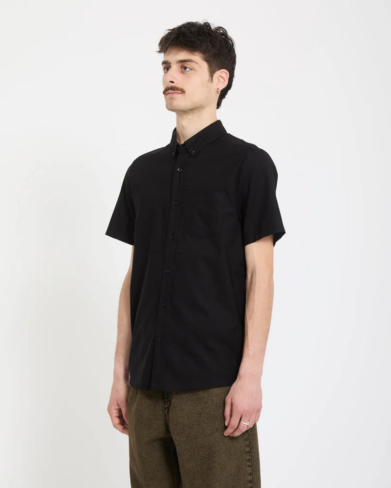 Load image into Gallery viewer, Volcom Men's Everett Oxford Shirt New Black A0412625_NBK
