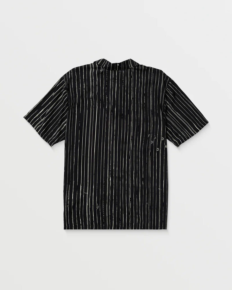 Load image into Gallery viewer, Volcom Men&#39;s Mistostone Shirt Black White A0422501_BWH
