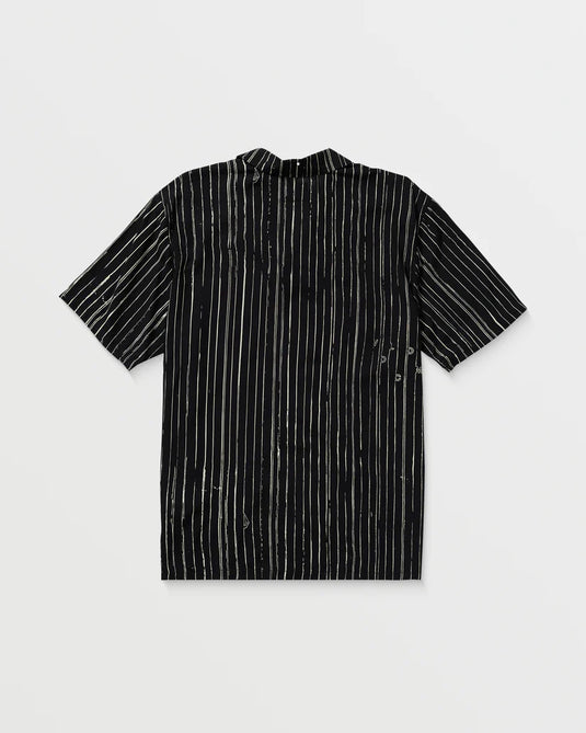 Volcom Men's Mistostone Shirt Black White A0422501_BWH