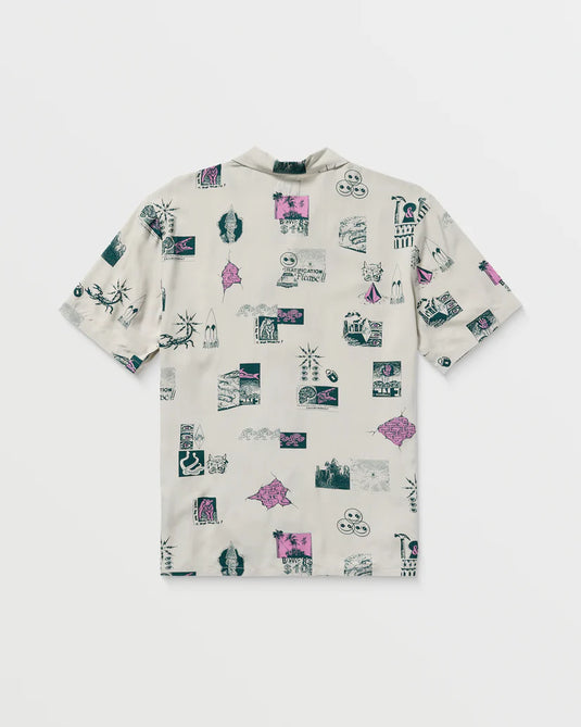 Volcom Men's Mistostone Shirt Stone A0422501_STN
