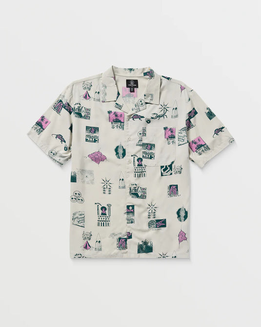Volcom Men's Mistostone Shirt Stone A0422501_STN