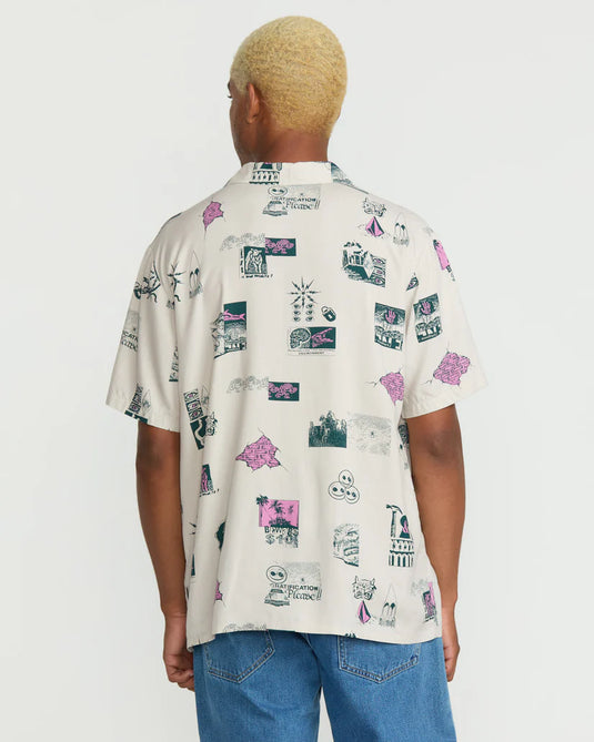 Volcom Men's Mistostone Shirt Stone A0422501_STN