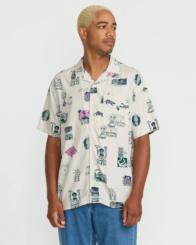 Volcom Men's Mistostone Shirt Stone A0422501_STN