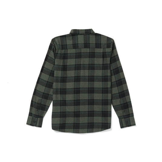 Volcom Caden Plaid Shirt Black A0532303-BLK