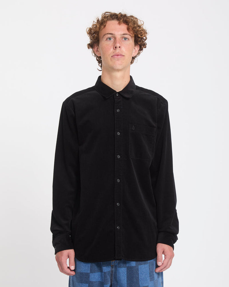 Load image into Gallery viewer, Volcom Men's Zander Corduroy Black Combo A0532604-BLC
