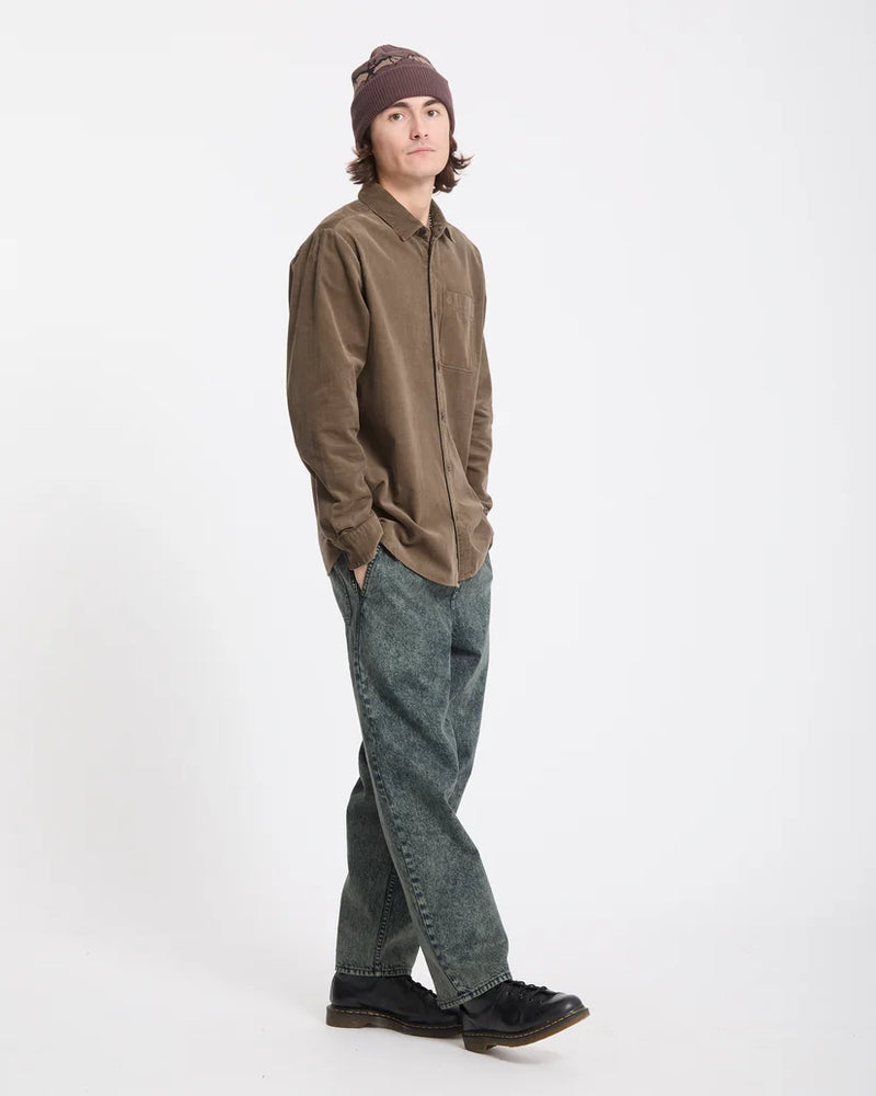 Load image into Gallery viewer, Volcom Men's Zander Corduroy Shirt Earth A0532604-ETH
