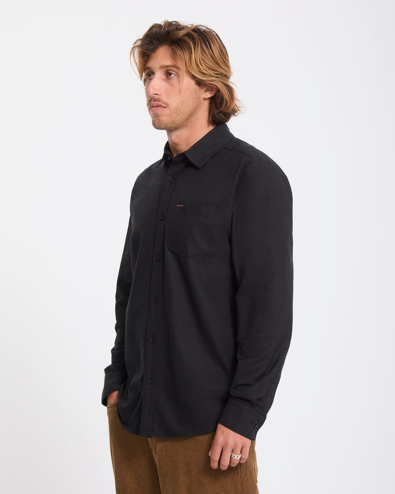Load image into Gallery viewer, Volcom Men's Veeco Oxford Shirt Black A0532607-BLK
