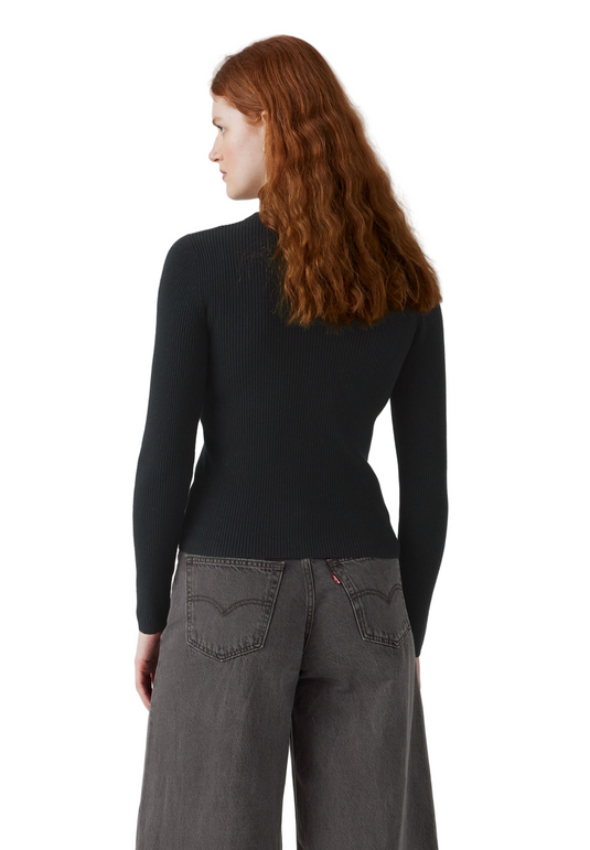 Levi's Women's Crewneck Rib Sweater Black A07190035