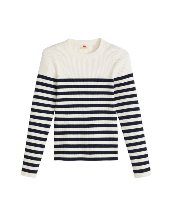 Levi's Women's Crewneck Rib Sweater Blue A07190036