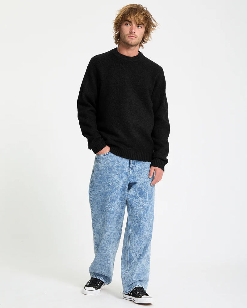 Load image into Gallery viewer, Volcom Men&#39;s Edmonder Sweater Black A0732508_BLK
