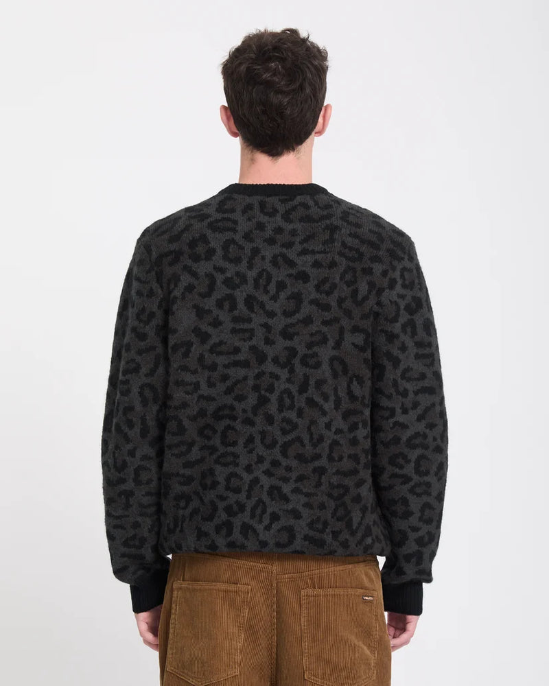Load image into Gallery viewer, Volcom Men's Leopold Sweatshirt Black A0732603-BLK
