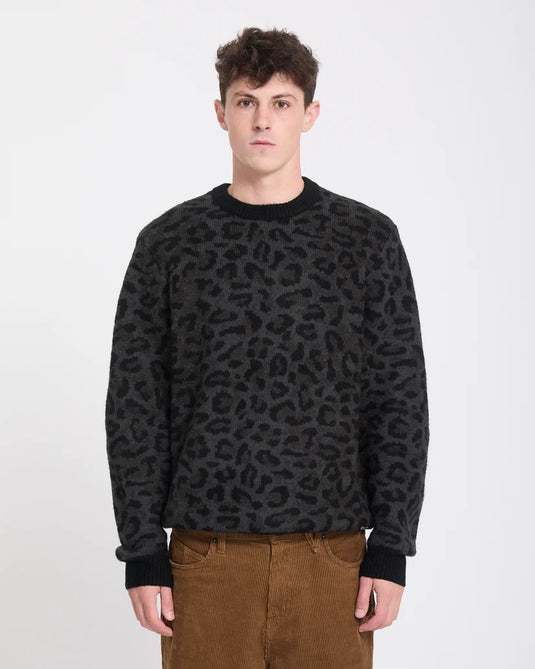 Volcom Men's Leopold Sweatshirt Black A0732603-BLK