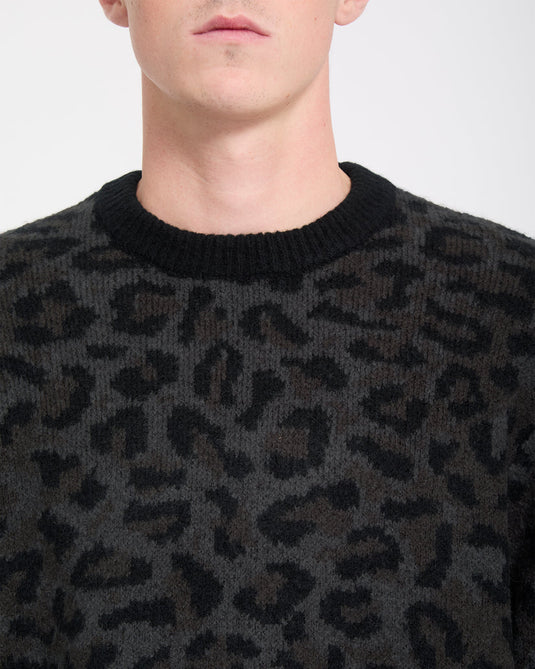 Volcom Men's Leopold Sweatshirt Black A0732603-BLK