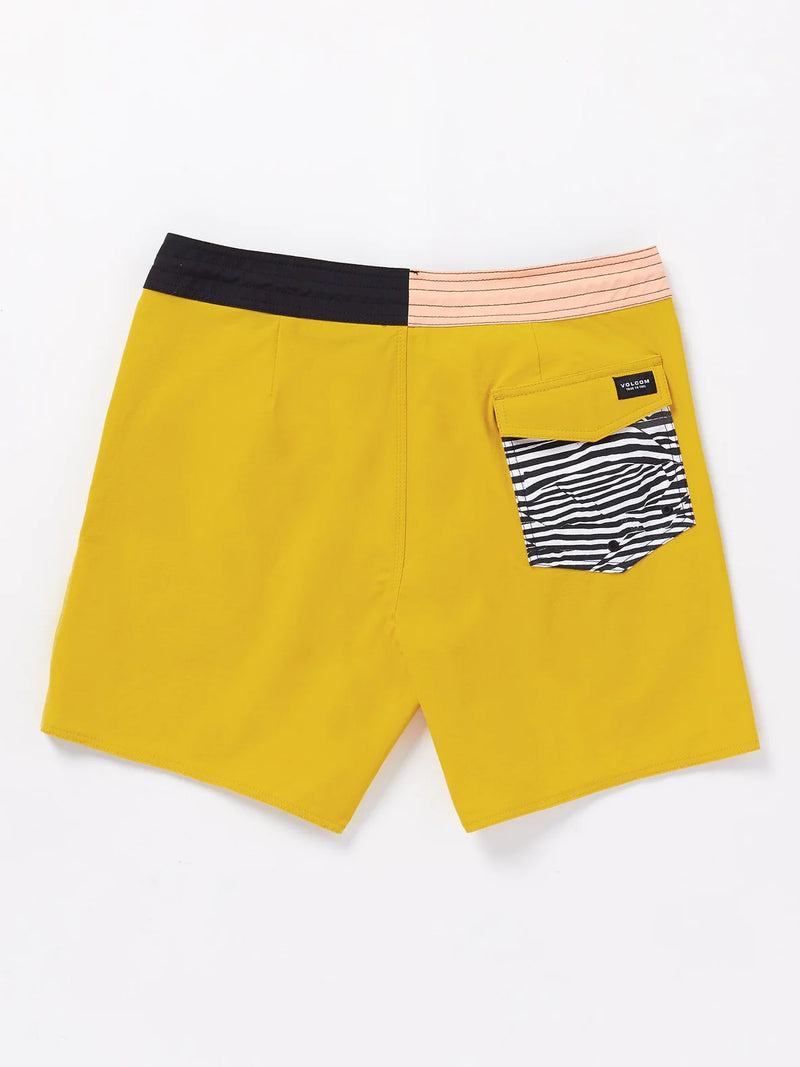 Load image into Gallery viewer, Volcom Men&#39;s About Time Liberators 17&quot; Boardshorts Lemon A0812403_LEM
