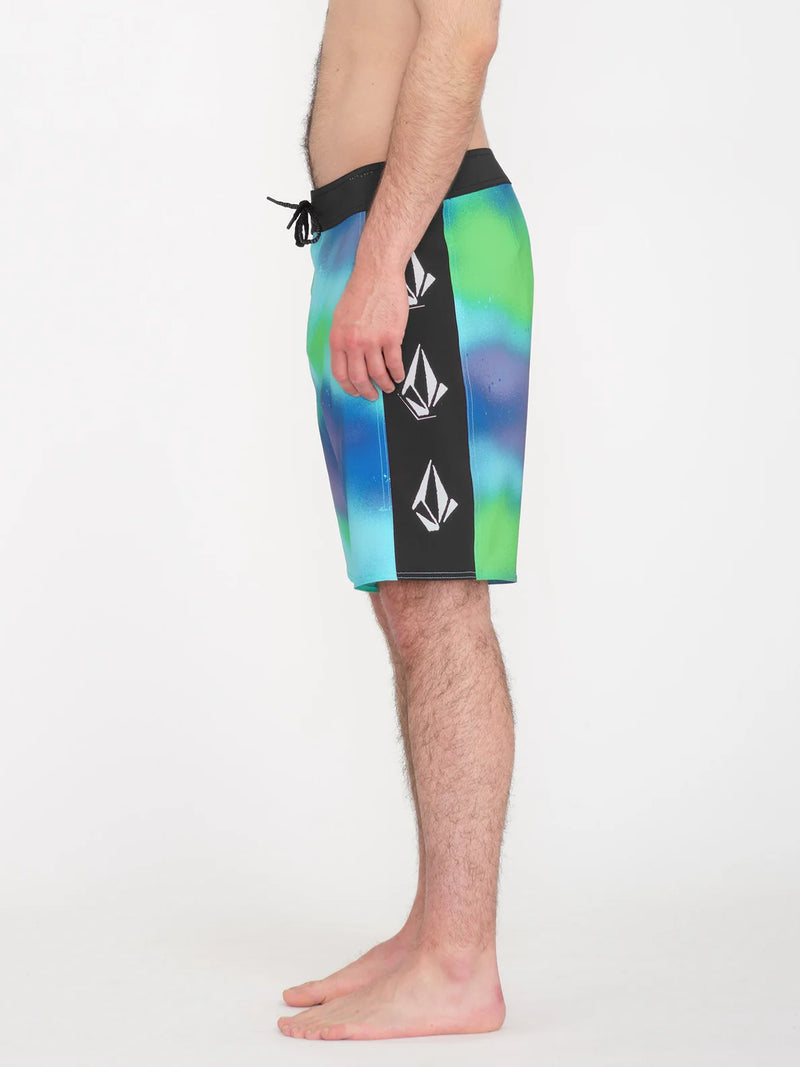 Load image into Gallery viewer, Volcom Men&#39;s Lido Iconic Mod 19&quot; Boardshorts Electric Green A0812411_ELG
