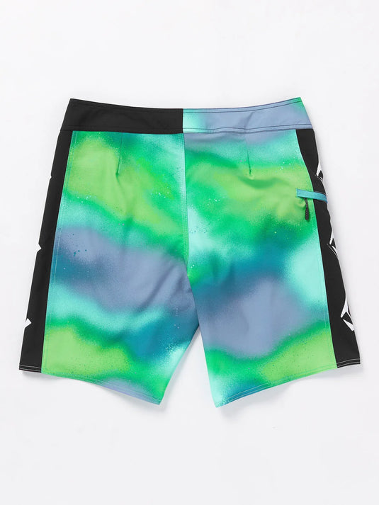 Volcom Men's Lido Iconic Mod 19" Boardshorts Electric Green A0812411_ELG