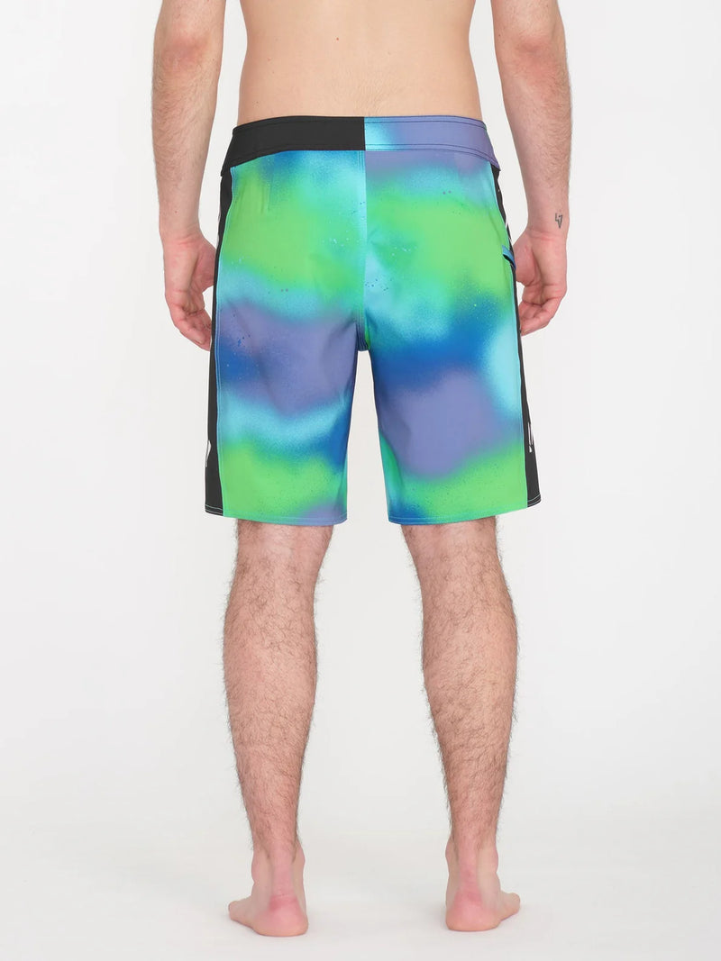 Load image into Gallery viewer, Volcom Men&#39;s Lido Iconic Mod 19&quot; Boardshorts Electric Green A0812411_ELG
